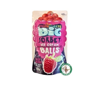 MINI MELTS SORBET BALLS RASPBERRY LODY 72G